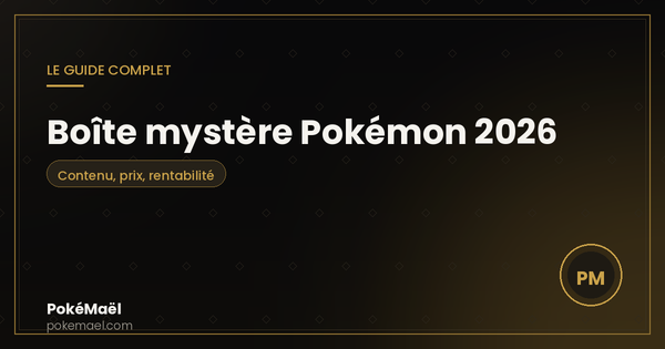 Boîte mystère Pokémon 2026 : le guide complet