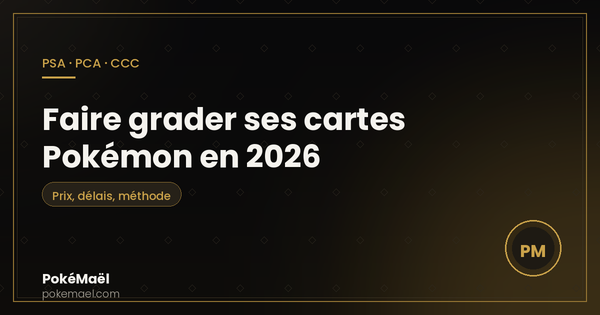 Faire grader ses cartes Pokémon en 2026 : PSA, PCA et le guide complet