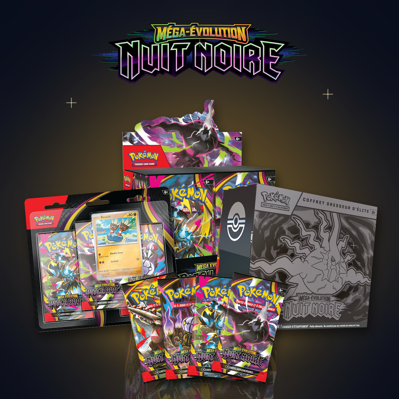Scell Pok mon Nuit Noire ME05 Display ETB Booster PokeMael scell-pok-mon-nuit-noire-me05-display-etb-booster-pokemael