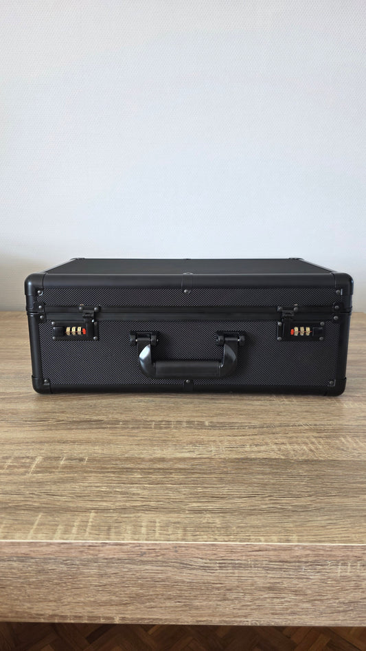 Valise Pour Cartes Gradées - 4 rangées 56 cartes.