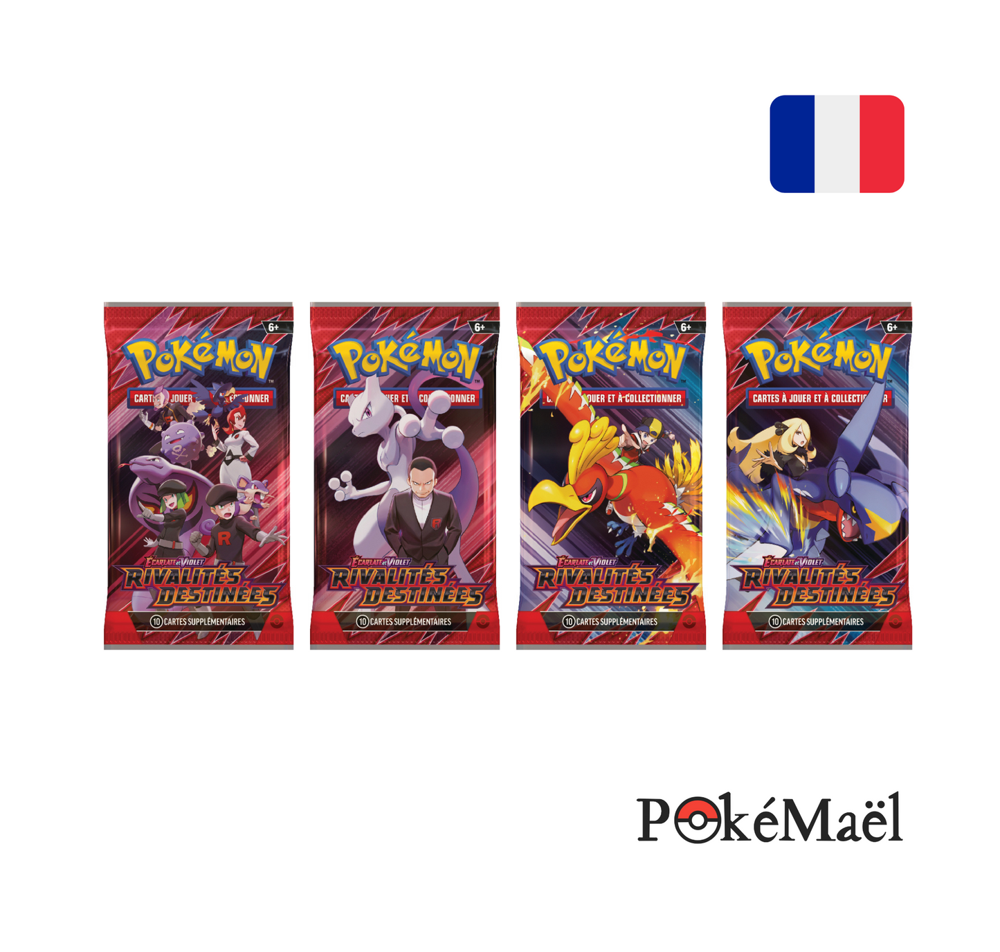Booster sous blister Pokémon Rivalités Destinées EV10