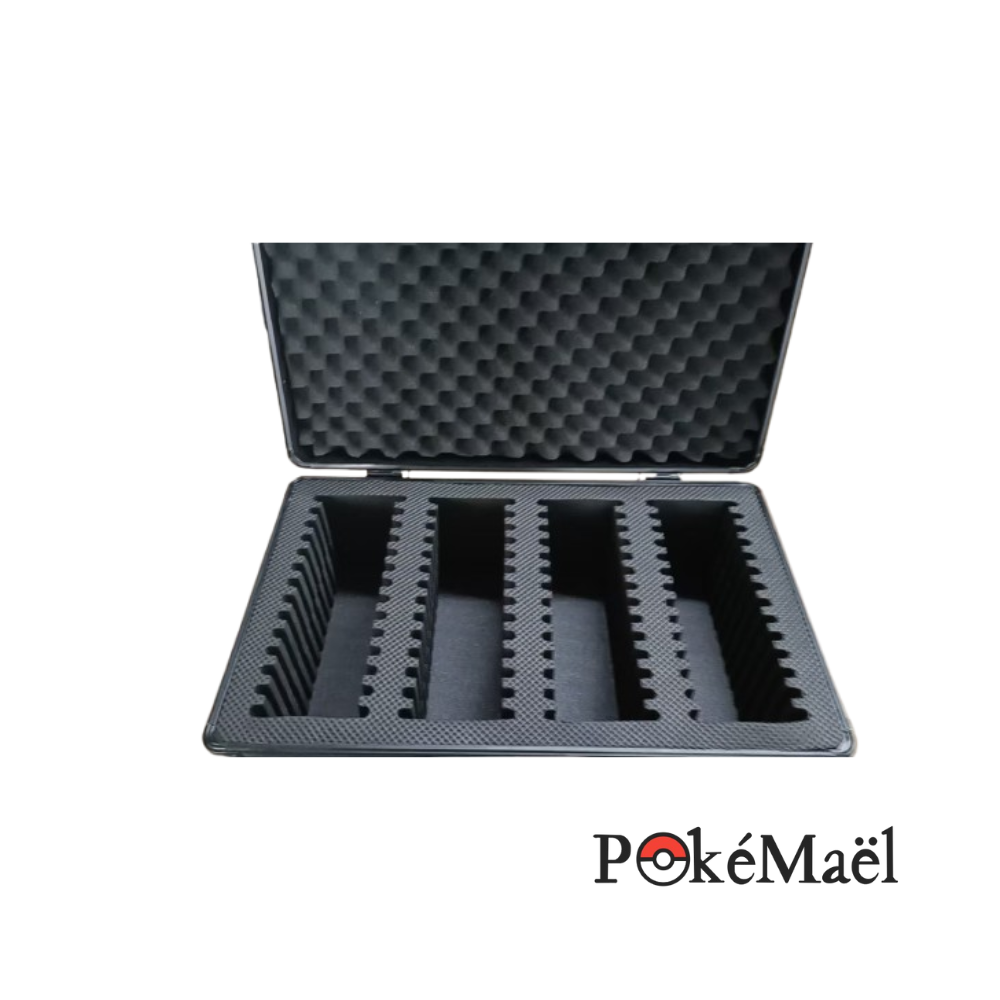 Valise Pour Cartes Gradées - 4 rangées 56 cartes