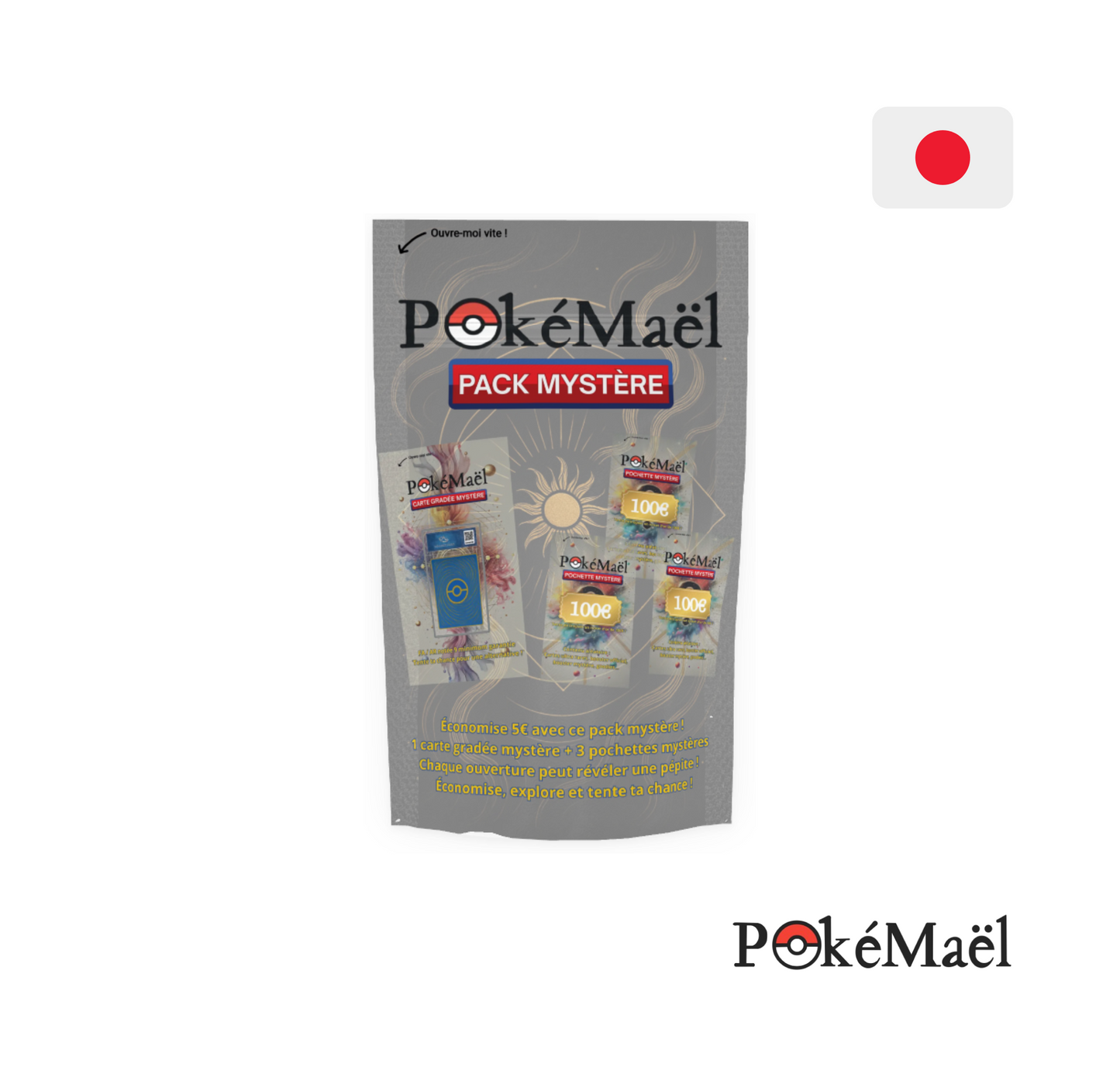 Pack Mystère Pokémon Japonais.