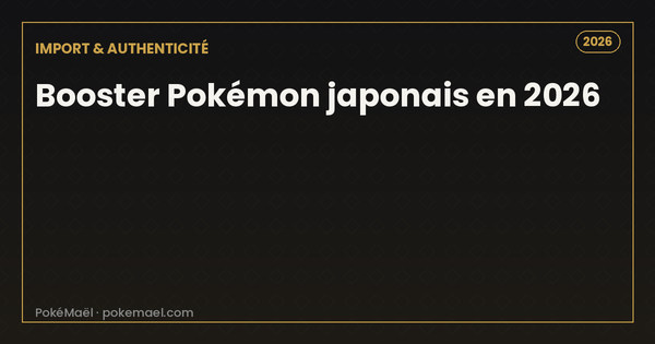 Booster Pokémon japonais en 2026 : différences, prix et comment bien acheter