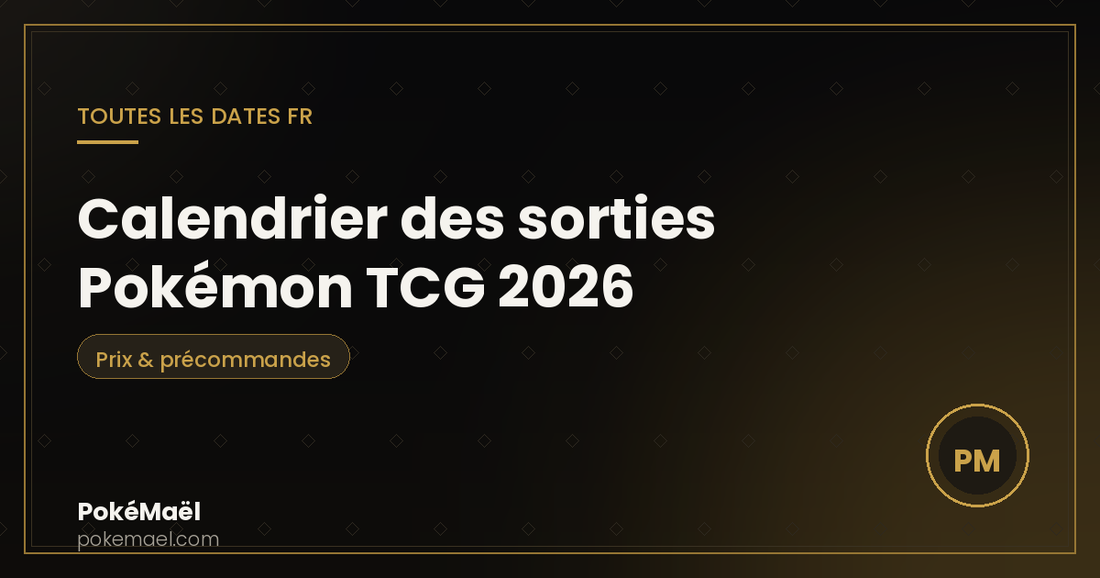 Calendrier des sorties Pokémon TCG 2026 : toutes les dates FR