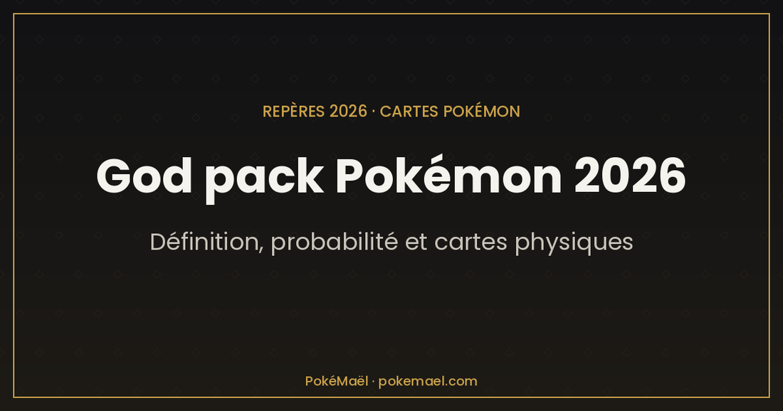 God pack Pokémon 2026 : définition, probabilité et cartes physiques