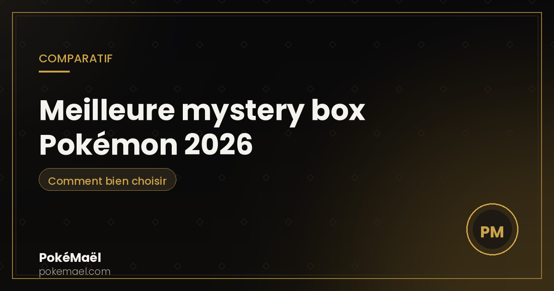 Meilleure mystery box Pokémon 2026 : comparatif