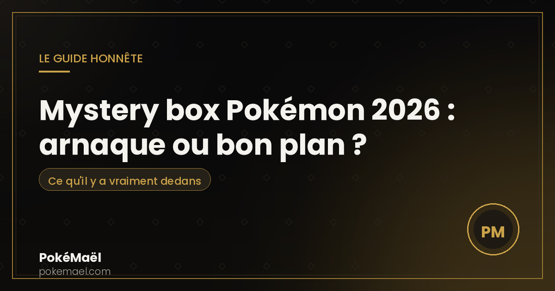 Mystery box Pokémon 2026 : arnaque ou bon plan