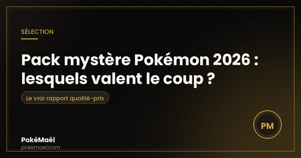 Pack mystère Pokémon 2026 : lesquels valent le coup ?