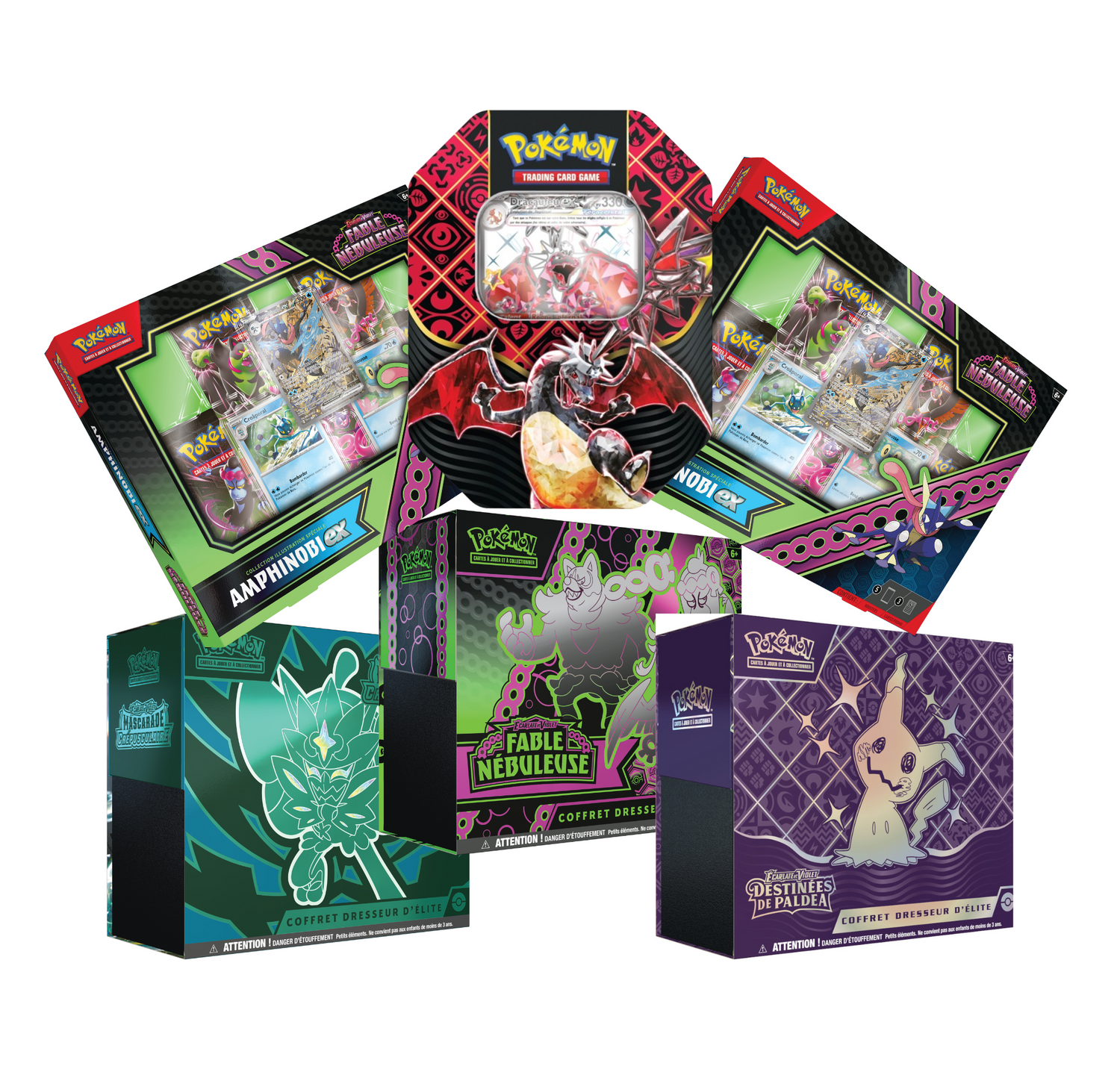 Scellé Pokémon : booster, ETB, display, tripack, coffret | PokeMael