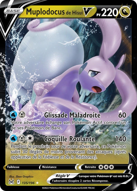 Carte Pokémon Ultra Origine Perdue EB11 - Muplodocus de Hisui V 135/196