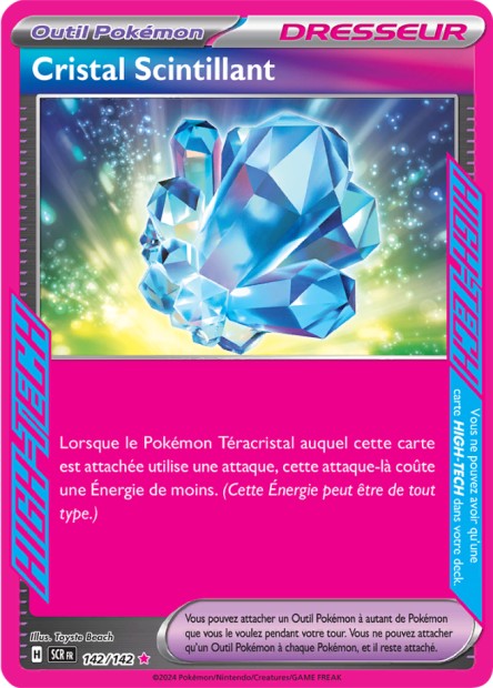 Carte Pokémon Ultra Rare Cristal Scintillant Couronne Stellaire EV7