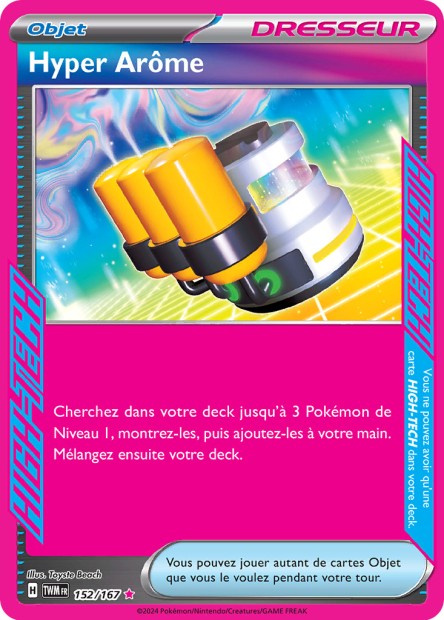 Carte Pokémon Ultra Rare Hyper Arôme ACE Mascarade Crépusculaire EV6