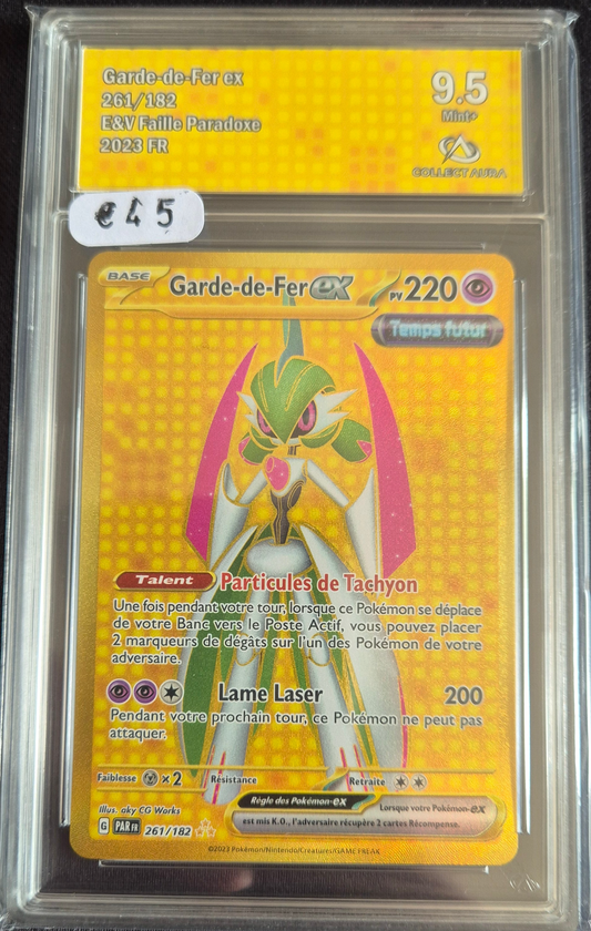 Carte Pokémon Gradée Collect Aura Garde de Fer 9.5