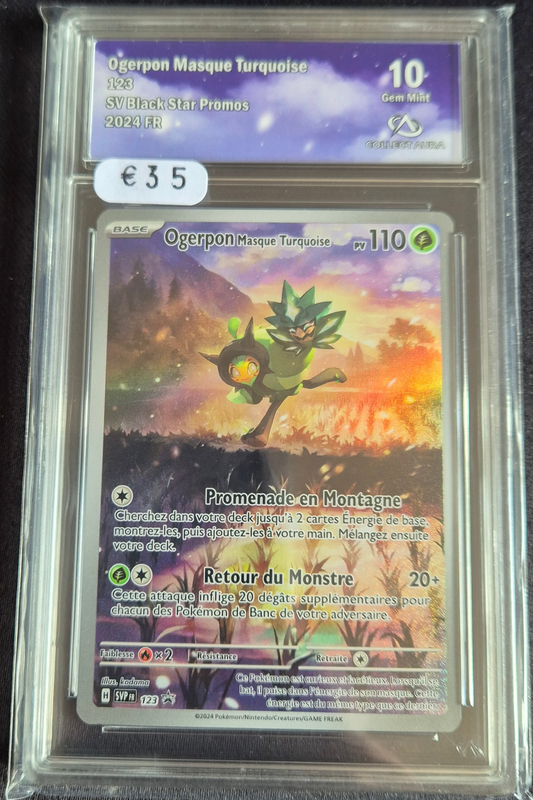 Carte Pokémon Gradée Collect Aura Ogerpon 10