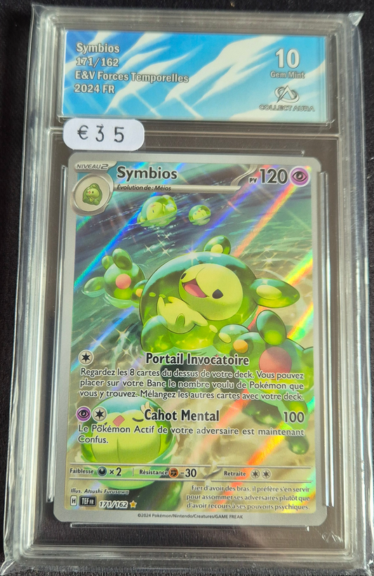 Carte Pokémon Gradée Collect Aura Symbios 10