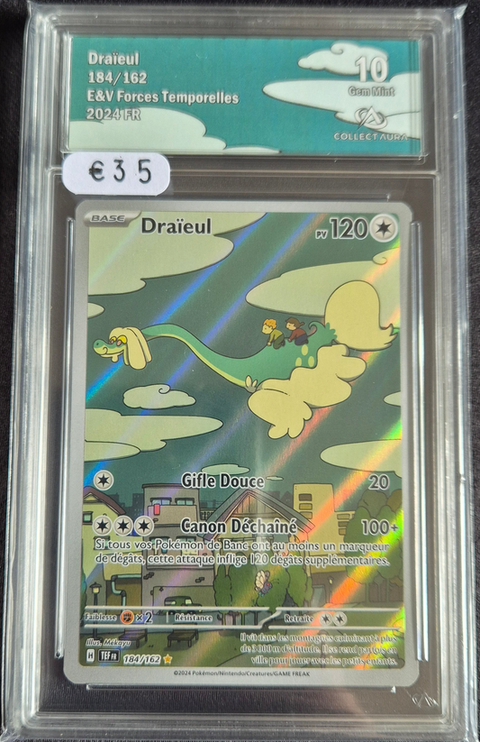 Carte Pokémon Gradée Collect Aura - Draïeul 10