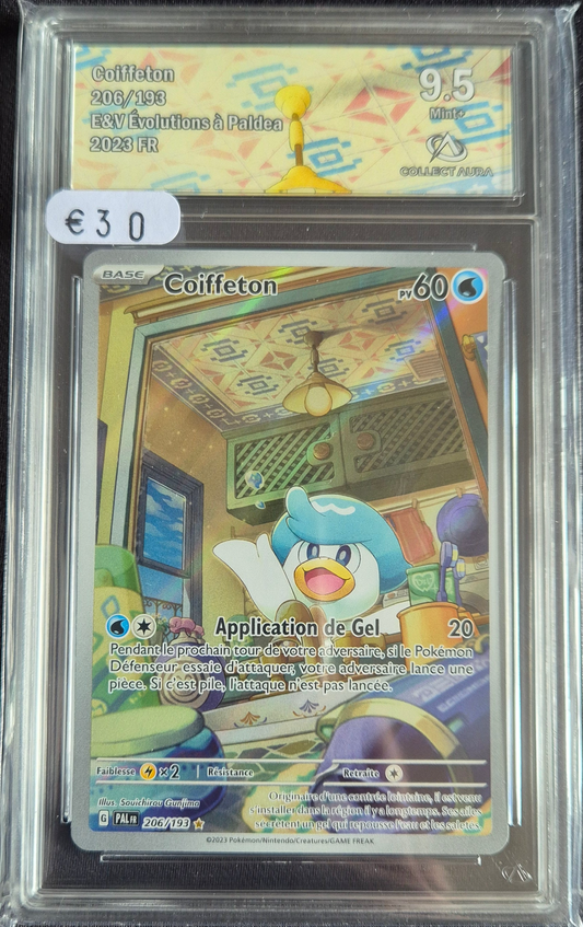 Carte Pokémon Gradée Collect Aura - Coiffeton 9.5