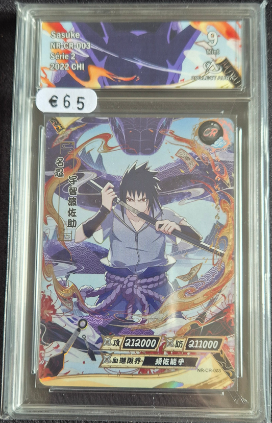 Carte Naruto Kayou Gradée Collect Aura Sasuke 9