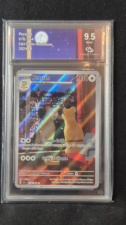 Carte Pokémon Gradée Collect Aura - AR Persian 078/064