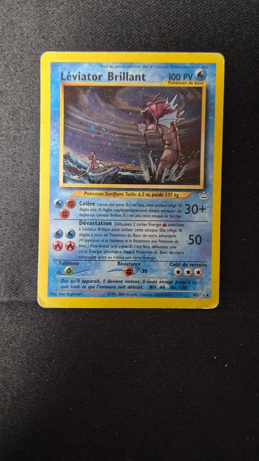 Carte Pokémon Secrète Léviator Brillant 65/64 Néo Révélation