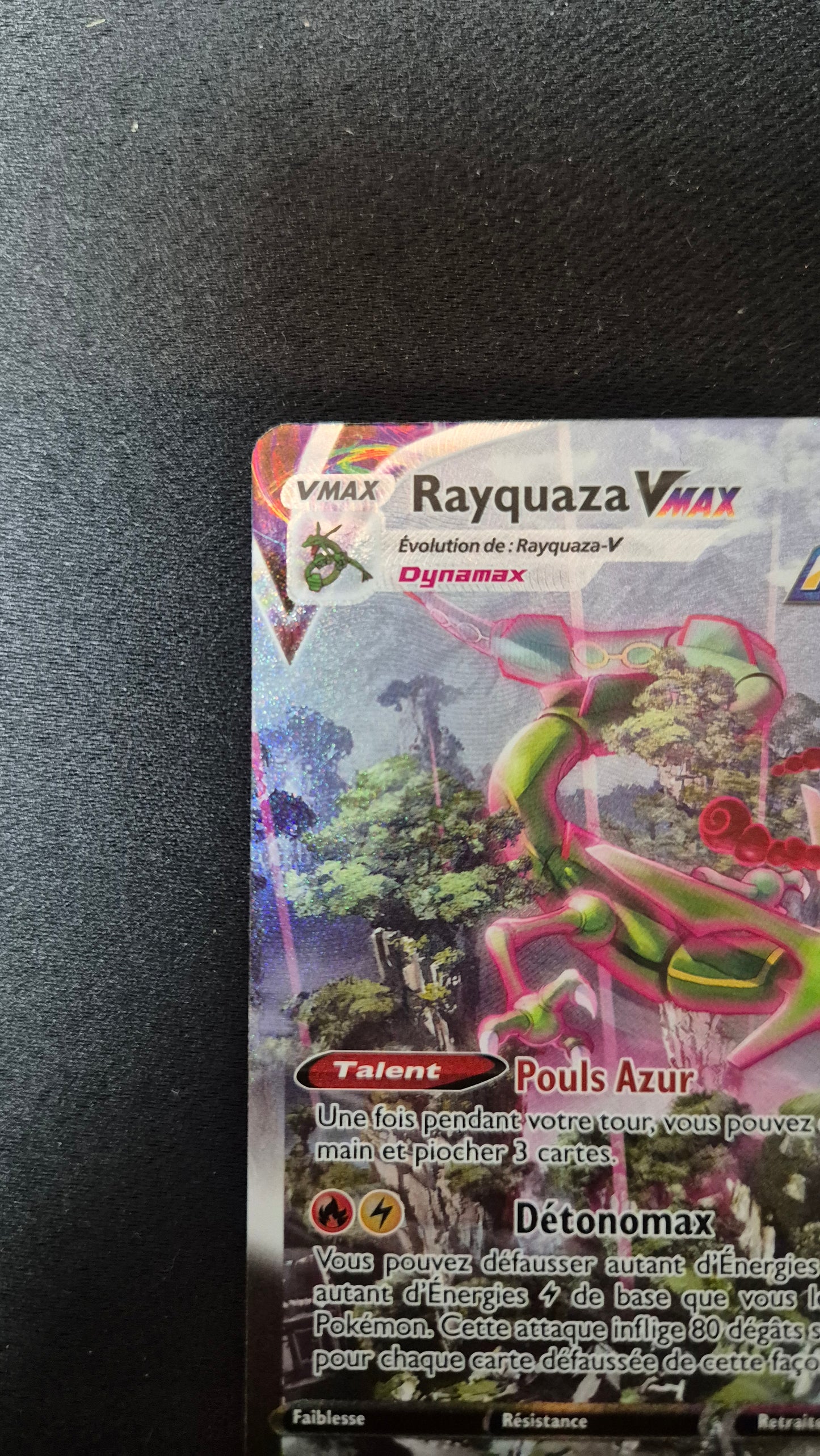 Carte Pokémon Rayquaza Vmax Alternative Evolution Celeste 218/203