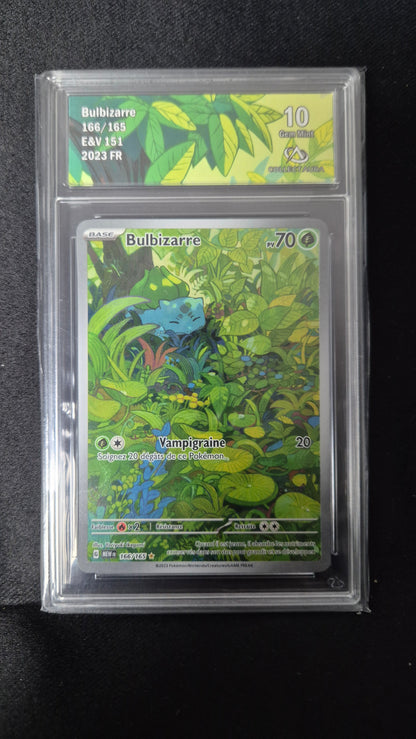 Carte Pokémon AR Bulbizarre 151 Collect Aura 10