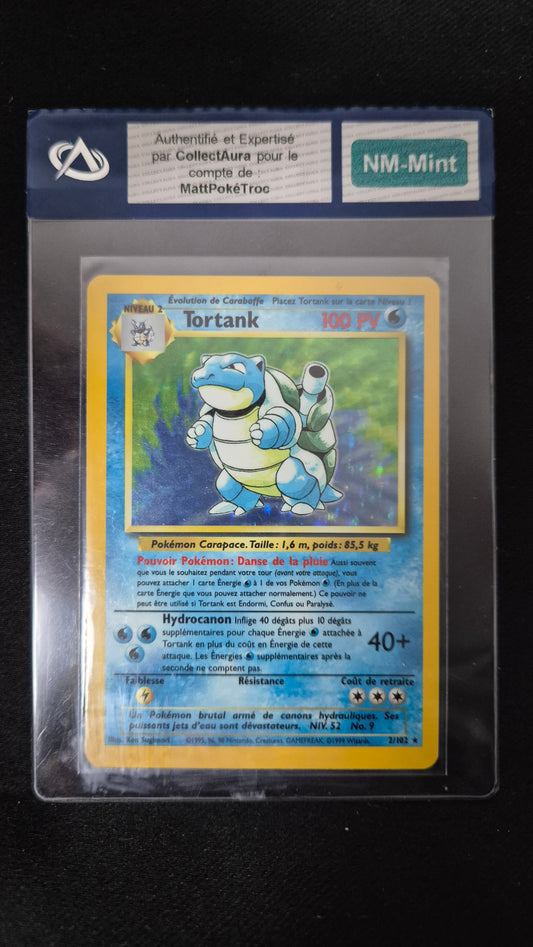 Carte Pokémon Tortank Holo set de base