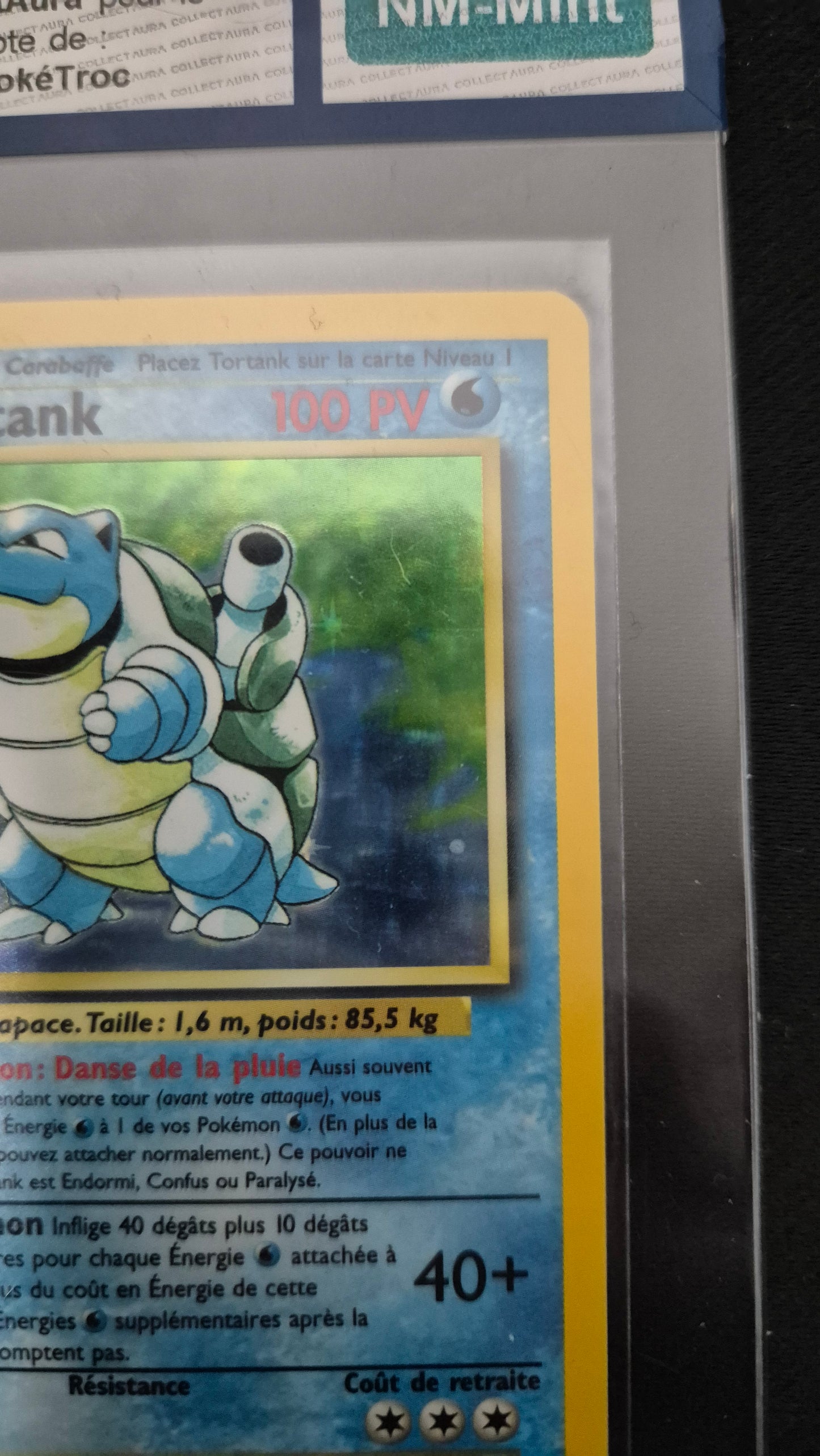 Carte Pokémon Tortank Holo set de base