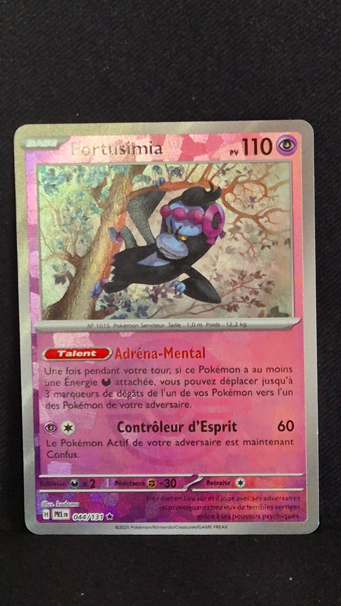 Carte Pokémon Ultra Rare Évolutions Prismatiques EV8.5 Fortusimia 44/131 Pokéball