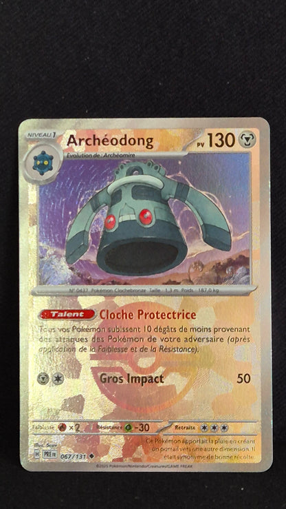 Carte Pokémon Ultra Rare Évolutions Prismatiques EV8.5 Archeodong 67/131 Pokéball