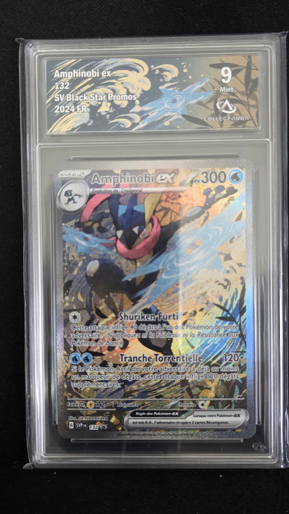 Carte Pokémon Gradée Collect Aura Amphinobi 9