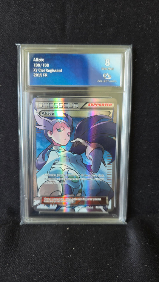 Carte Pokémon Gradée Collect Aura XY Ciel Rugissant Alizée 108/108 8