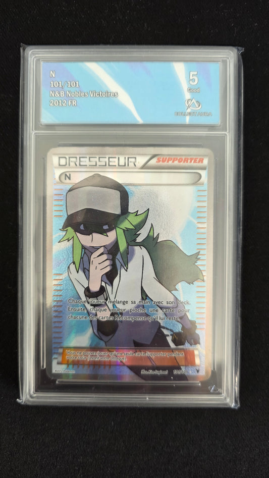 Carte Pokémon Gradée Collect Aura N 101/101 5