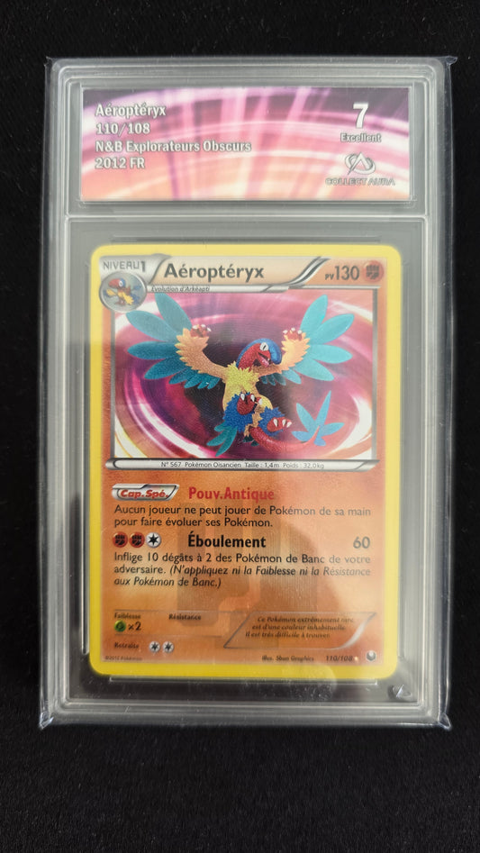 Carte Pokémon Gradée Collect Aura Aéroptéryx 110/108 Shiny 7
