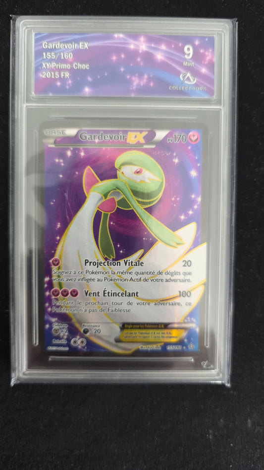 Carte Pokémon Gradée Collect Aura XY Primo-Choc Gardevoir EX Full Art 155/160 9