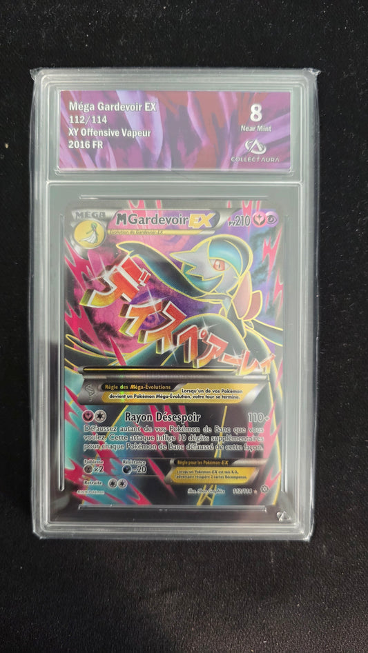 Carte Pokémon Gradée Collect Aura XY Offesnive Vapeur Méga Gardevoir EX Full Art 112/114 8