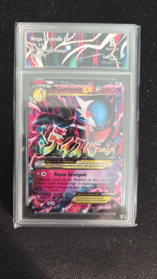 Carte Pokémon Gradée Collect Aura XY Offesnive Vapeur Méga Gardevoir EX 79/114 8