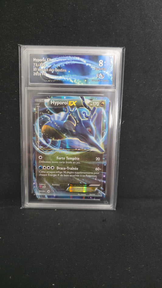 Carte Pokémon Gradée Collect Aura XY Impact des Destins Hyporoi EX 73/124 8