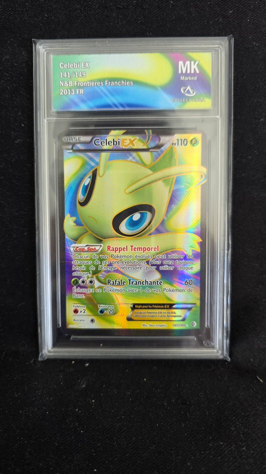 Carte Pokémon Gradée Collect Aura Célebi Ex 141/149 MK