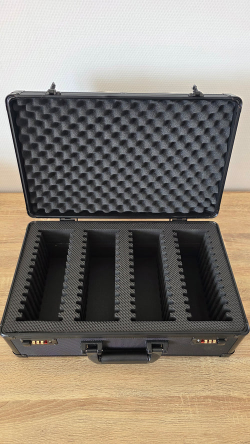 Valise Pour Cartes Gradées - 4 rangées 56 cartes