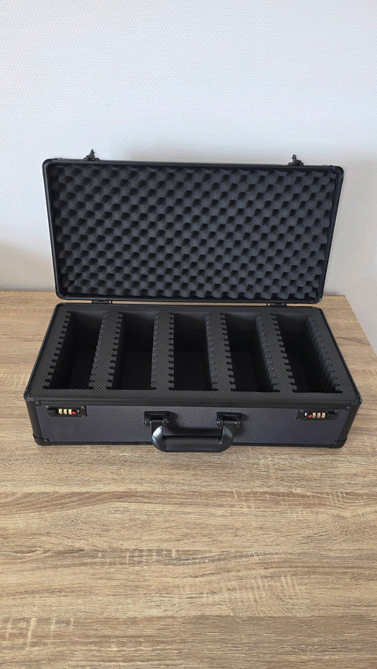Valise Pour Cartes Gradées - 5 rangées 70 cartes