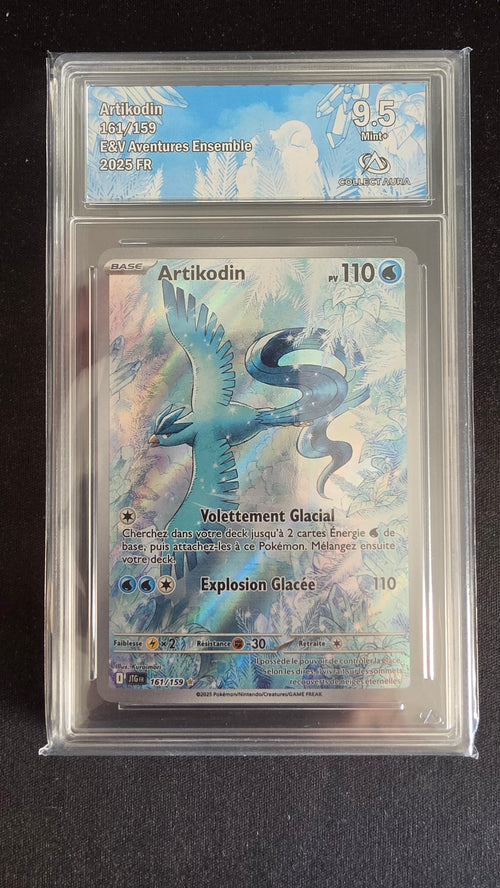 Carte Pokémon Gradée Collect Aura Artikon 9.5 161/159 n°758395776