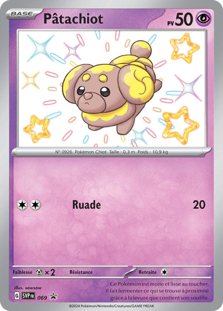 Carte Pokémon Ultra Rare Promo Écarlate et Violet - Pâtachiot SVP 69