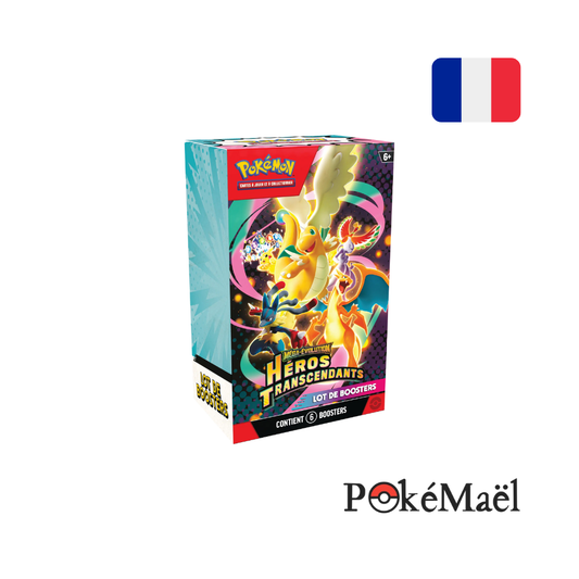 [précommande] Display de 10 Bundles Pokémon – Héros Transcendants ME2.5 (FR)