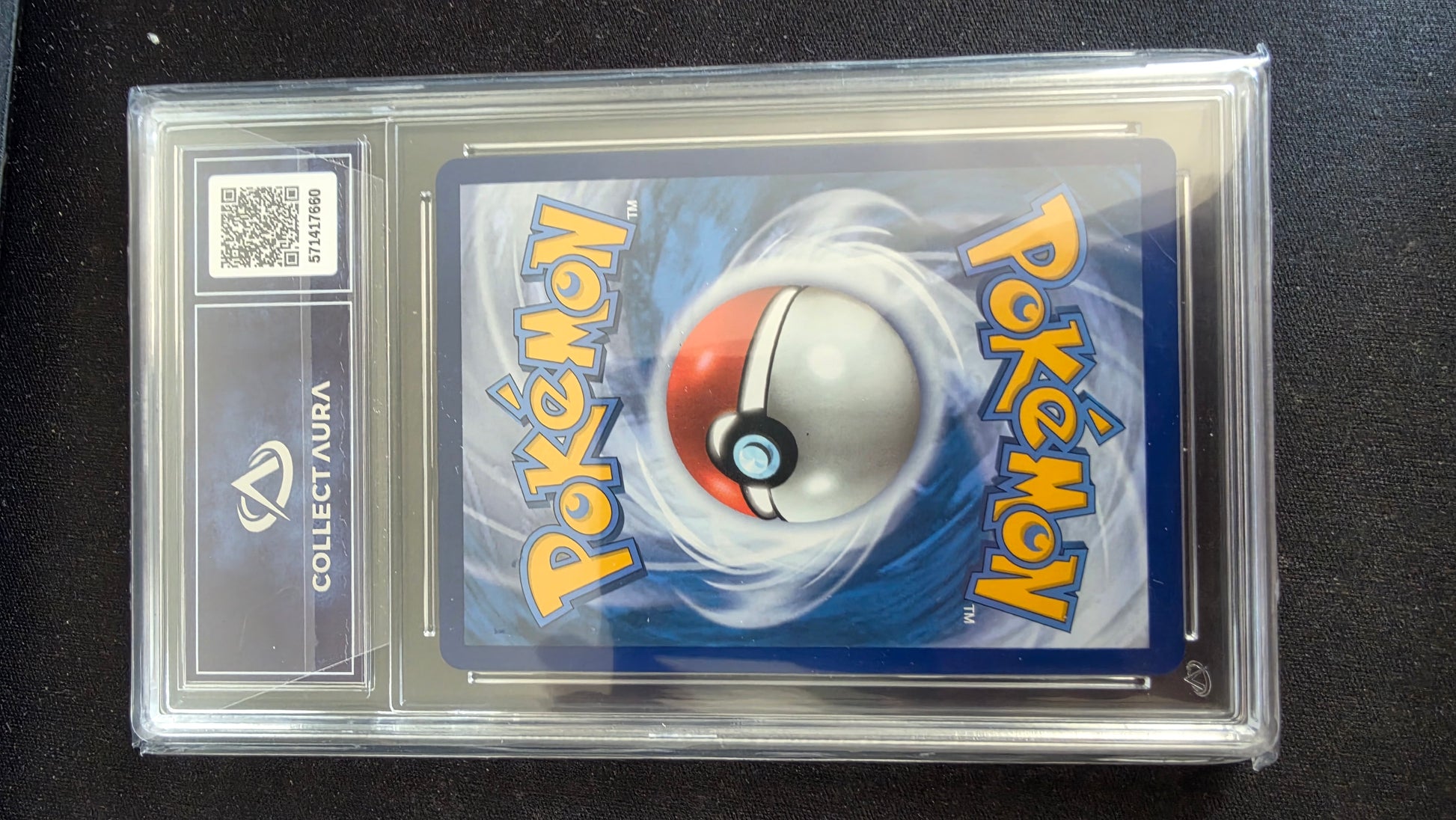 Carte Pokémon Gradée Collect Aura Arceus V 9.5 166/172 - arrière