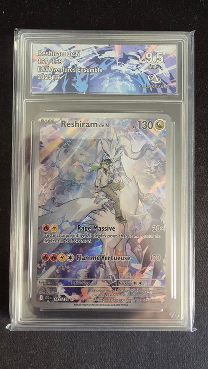 Carte Pokémon Gradée Collect Aura Artikodin 9.5 161/159 - face