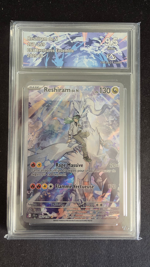 Carte Pokémon Gradée Collect Aura Artikodin 9.5 161/159 n°758395776