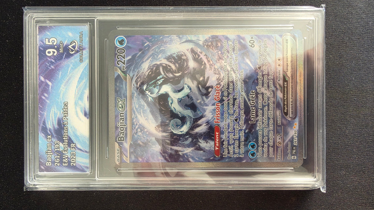 Carte Pokémon Gradée Collect Aura Baojian ex 9.5 261/193 - face