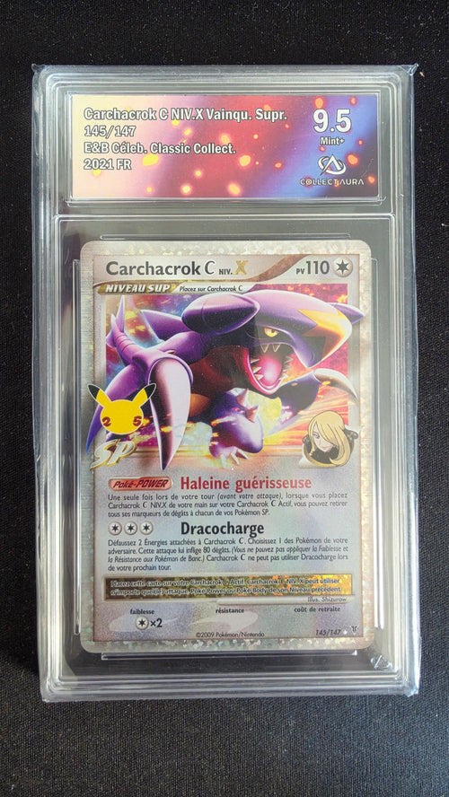 Carte Pokémon Gradée Collect Aura Carchacrock 9.5 145/147 n°238126627